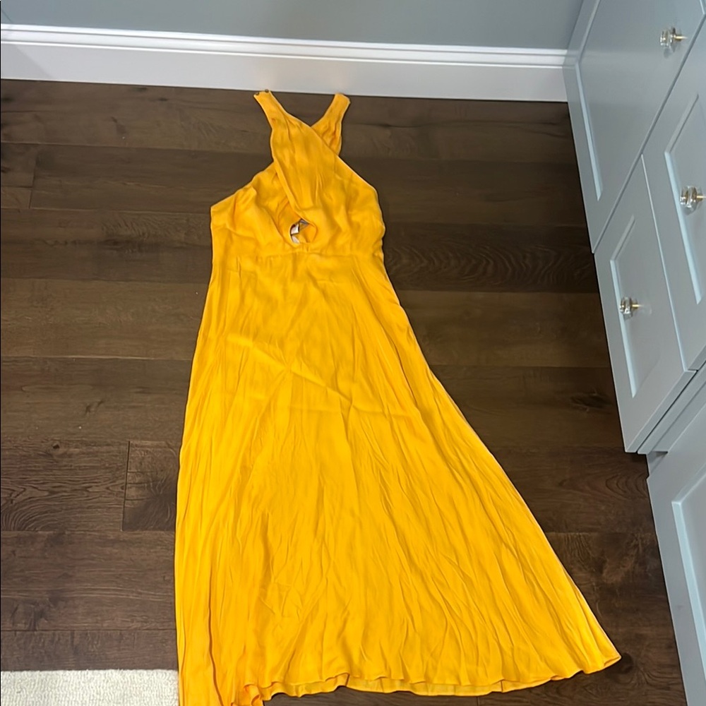 Farm Rio Yellow Maxi Dress